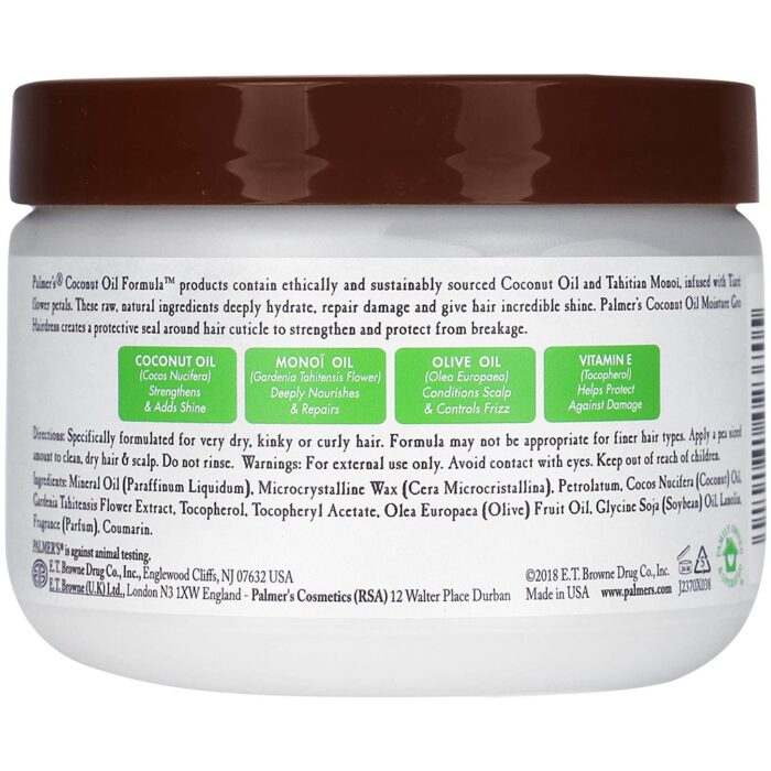 Palmer's Coconut Oil Formula Moisture-Gro Shining Hairdress 150g - Image 5