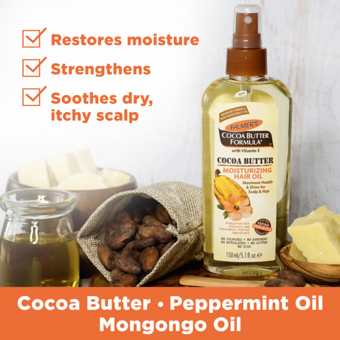 Palmer's Cocoa Butter Formula Moisturising Hair Oil 150ml - Image 3