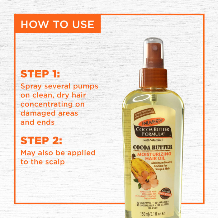 Palmer's Cocoa Butter Formula Moisturising Hair Oil 150ml - Image 2
